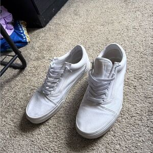 Mens size 10 Vans white